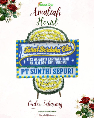 Papan Bunga Duka di Takalar