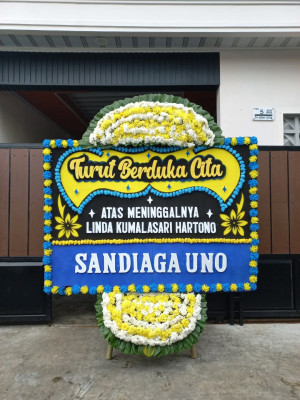Papan Bunga Duka di Takalar